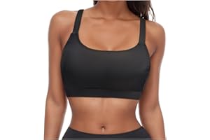 DABASHAN Damen Bikini Top Bikini Oberteil Schnell Trocknend Padded Swimsuit Push Up Bikini Top Sport Swim Oberteil Rückenfrei Bikinioberteil Workout Swimwear Strandkleidung