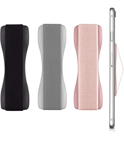 Support Doigt Pour Smartphone - Lot De 3, Adhésif, Pour Une Prise En Main Facile à Une Main - 5