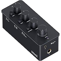 Fosi Audio SK02 DAC Amp Headphone Amplifier Desktop USB C to AUX