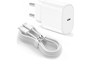 XQO 2m AirPods Pro 3 ladegerät, 20W USB C Kompatibel für New AirPods Pro 3/2, Kopfhörer ​​​​​​​ladekabel USB C zu USb C Geflochtene Kabel für AirPods Max 2 Earbuds,IPhone 16 Pro Max/15/17 Type-C ladegerät