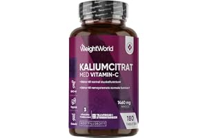 WeightWorld Kaliumtabletter med Vitamin C – 1 460 mg per portion