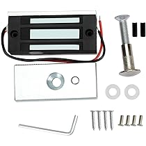 Elektrisch Slot DC 12V 5 Lijnen Roestvrij Elektrisch Dagslot Deurslot LED-indicator Solide Structuur voor Deurtoegangscontrole (Uitschakelvergrendeling