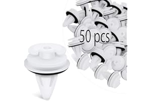 Alrens Kit 50 Clips de fijación de coche, panel de moldura de coche y clips de puerta, para Peugeot, Clips de puerta de coche Sujetador para E34, E36, E38, E39, E46, M3, M5, Z3, X5