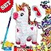 Produktbild Pinata Einhorn Set mit Pinatafüllung +Keule +Maske für Spiele Kindergeburtstag
