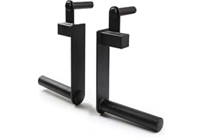 FASHION THIRSTY NORTHERN Heavy Duty Farmers Walk Loaded Carry Handles Pair Set of 2 Carry Handle Portable Exercise Gym Equipment for Weight Plates Workout Strength Training & Functional Steel