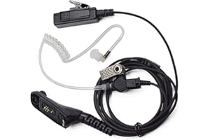 Yolispa air Tube ptt écouteur Microphone Casque pour Motorola Deux Voies Radio Talkie-walkie dp4400 dp4401 dp4600 dp4800 dp4801