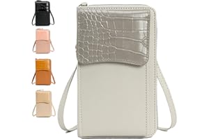 GoPaw Mini Sac à Bandoulière pour Téléphone Portable, En Cuir Porte Monnaie Téléphone Portable pour femmes, Petit Sac Bandoulière Femme, Petit sac à bandoulière pour femme