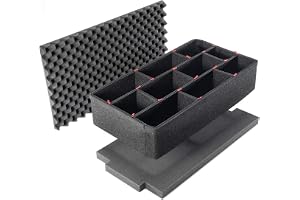 Peli 1510 TrekPak avdelarset, original skyddsfodral tillbehör, kompatibel 1510, färg: