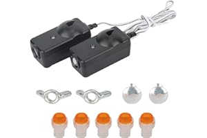 OneGas 41A5034 Safety Sensor Beam Eyes, Compatible with Liftmaster Sears Chamberlain Craftsman Master Mechanic & Wayne Dalton Garage Door Opener with Safety Sensor Replacement(1 Door)