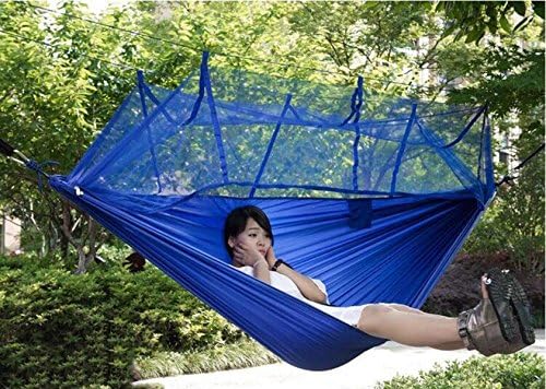 China Palaeowind Outdoor Lengthening Parachute Hammock Double Mosquito Nets Camping Air Tents,F-260*150CM