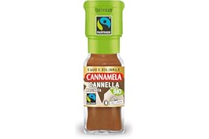 Cannamela – Fairtrade BIO, Cannella macinata, Confezione da 21g. Ideale per strudel e torte di mele, brasati, confetture e vin brulè