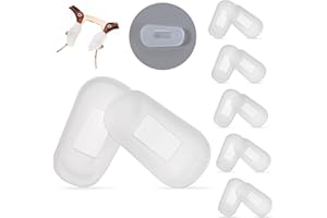 VIN BEAUTY 5 Paar Brillen Nasenpads Nasenpads zum Einstecken Transparent Silikon Nasenpads Rutschfeste Brille Nasenpads Brille Zubehör Sonnenbrillen Rutsch Stopper Gläser Nasenpad
