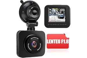 AWESAFE Cámara de Coche Dash CAM 1080P Full HD 170 Ángulo con WDR G-Sensor, Detección de Movimiento, Grabación en Bucle, Monitor de Aparcamiento
