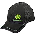 John Deere Cap with fabric mesh, black