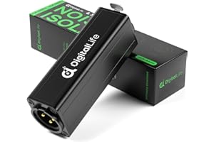 DigitalLife XLR-A600 | Single-Channel XLR Ground Loop Noise Isolator (Hum Eliminator, Passive, Metal, M/F) – For Studio & Live Audio (Not for P24/P48 Powered Microphones)