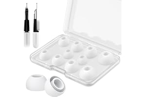 Lukvcoe Multi Pairs Replacement Silicone Ear Tips for AirPods Pro 3 (3rd Generation 2025), Ear Plugs with Noise Reduction Hol
