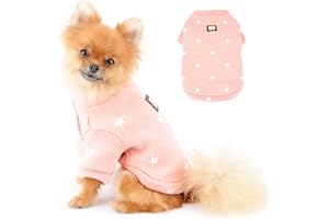 PAIDEFUL Perro Abrigo de Invierno para Perros Pequeños Medianos Extra Grandes Gatos Chaqueta Cálida a Prueba de Viento Chaleco Acolchado Ropa para Mascotas Traje de Nieve Caminar en Clima Frío Rosa S