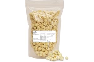 Joe & Seph's Goats Cheese and Black Pepper Popcorn Bulk Party Pack ; 1 x Bulk Bag Handmade in UK ; using real cheese Gluten Free Air-popped All-natural ingredients Movie night in - 250g