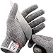 Price comparison product image NoCry Cut Resistant Gloves - Ambidextrous, Food Grade, High Performance Level 5 Protection. Size Medium, Free Ebook Included! (Grey)