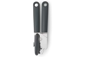 Brabantia 121869 Tasty+ Can Plus Bottle Opener, Dark Grey