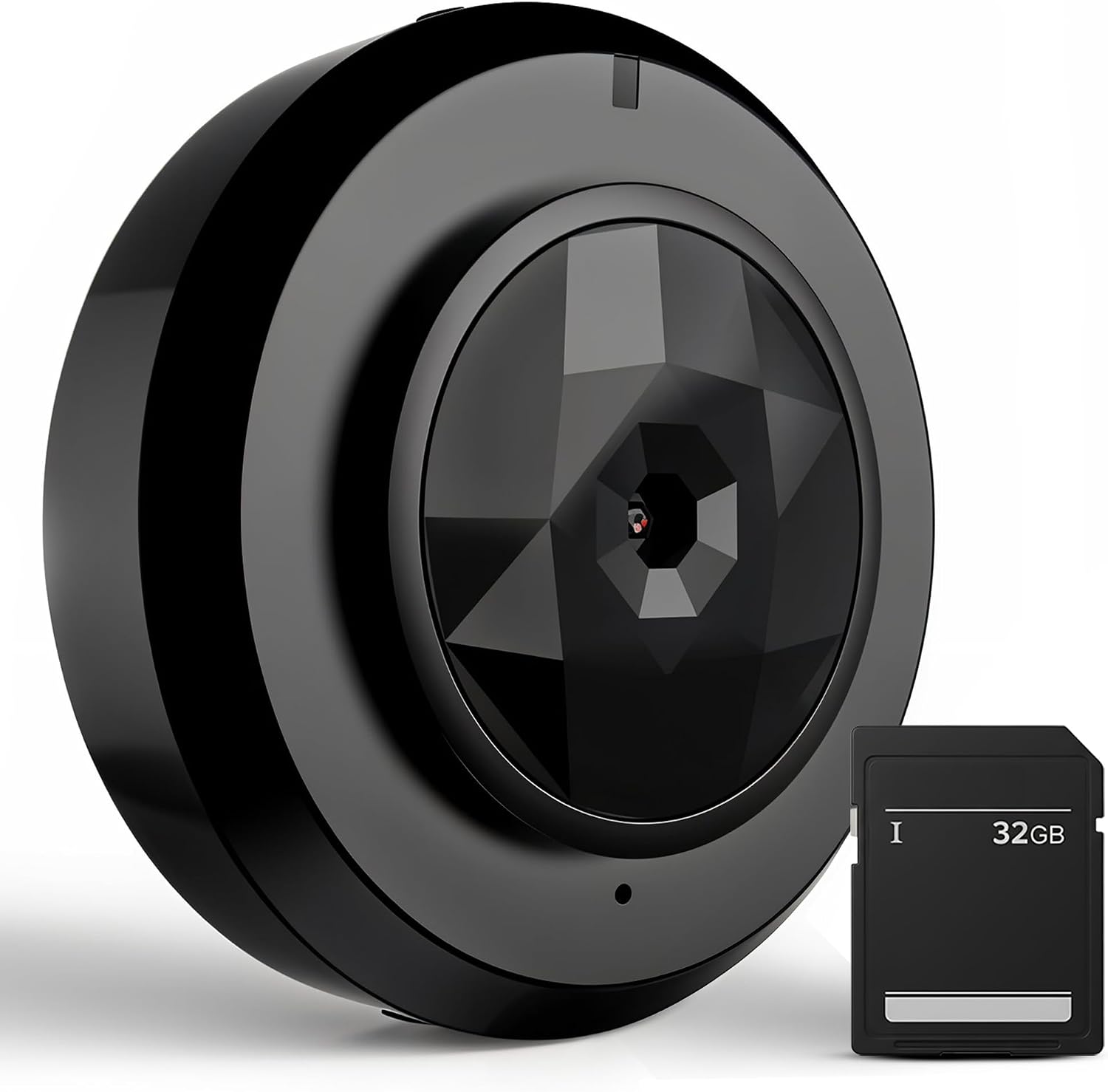 RASTLY Cámara Espía Mini + Micro SD 32GB WiFi Full HD 1080P con Visión Nocturna Infrarroja – Grabación en Bucle, Detección de Movimiento, Batería Recargable, Imán Incorporado