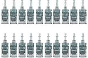 BEMOAUTY 20PCS Dermapen Ultima M8 Microneedling Pen 42 Pins Cartucce di Ricambio Smaltimento Microneedling Viso Cartucce per Penna Microneedling