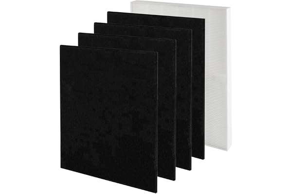 1 x True HEPA-filter och 4 x förfilter kompatibla med ersättning för Electrolux EAP300-luftrenarfilter