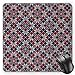 Produktbild BGLKCS Nordic Mauspads Mouse Pad, Wool Knit Pattern with Tartan Geometric Stripes Flower Figures Print, Standard Size Rectangle Non-Slip Rubber Mousepad, Ruby Dark Blue Coconut