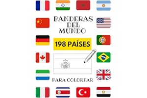 Banderas Del Mundo Para Colorear: Aprende todos los países del mundo - Colorea las banderas de todos los países con guías de colores que te ayudarán.