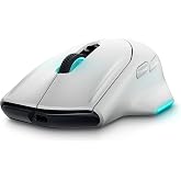 Alienware AW620M Wireless Gaming Mouse, 26,000 DPI, 650 IPS, Wired Gaming 1,000 Hz Pollination 2.4 GHz USB-C-WLAN-Dongle, Alien
