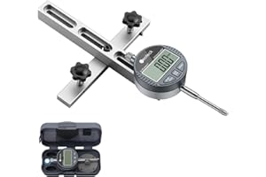 Neoteck Digital Messuhr 25,4 mm Tischsäge Gauge mit 0,75 Zoll Breite eloxierte Aluminiumstange zum Ausrichten und Kalibrieren Werkstattmaschinen Tischsägen Bandsägen und Bohrpressen