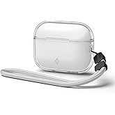 Spigen for AirPods Pro 3 Case, Strap Included, Shock-Proof, Light & Compact Cover, (Liquid Crystal) - Crystal Clear