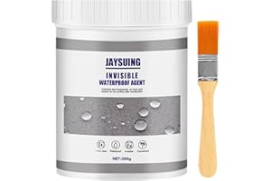 WanWen Sigillante Isolante Impermeabile, Agente Anti-Perdite Impermeabile Invisibile Super Forte, Agente di Rivestimento Impermeabile Trasparente, per le piastrelle del bagno Muro Crepa Tetto (300g)