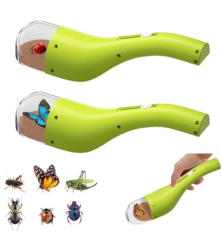 Attrape-insectes Avec Manche Télescopique - 2 Pièces, Pour Enfants, Capture Sans Blessure - 3