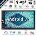 Produktbild Android 7.1 32GB 2GB Auto-Stereoradio mit Octa-Core Bluetooth-GPS-Navigation Unterst¨¹tzung Fastboot WiFi Mirrorlink USB SD Backup-Frontkamera 7¡± 1024 * 600 kapazitive Touchscreen Doppel-DIN + FREE Dual-Cam