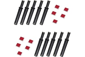 Xuoxeji 10 Pack Push to Open Door Catches, Push Door Closer Catches Latches Release, Magnetic Invisible Door Opener Press Device Hidden Rebound Cabinet Door Concealed Pull Free Handle (Trumpet)