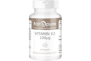 Fair & Pure® - Vitamine K2 100µg - naturelle - végane - tout trans MK-7-90 gélules