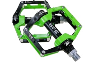 GENERIC FrontStep Two Colore Magnesio Alluminio Pedali Antiscivolo Pedali leggeri per BMX/MTB/Mountain Bike Pedali con assi in acciaio Cr-Mo di alta qualità