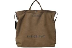 UICIOP Women Canvas Tote Handbags Casual Shoulder Work Bag Crossbody Top Handle Bag Cross-body Handbags