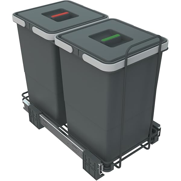 Outsunny Copribidone Spazzatura Per 3 Bidoni 240L, Acciaio Zincato, Con Serrature, 233x105cm, Grigio - Foto 10