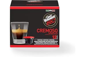 Caffè Vergnano 1882 Nescafé Dolce Gusto compatible capsules, Cremoso - 1 pack x 12 capsules
