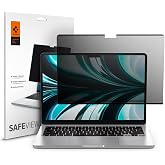 Spigen MacBook Air 13" (M5/M4/M3/M2) ile Uyumlu Cam Ekran Koruyucu Safe View Privacy Hayalet - AFL06253 (Spigen TR Garantili)