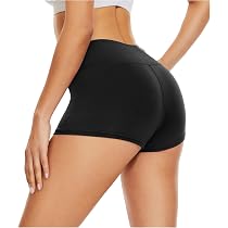 Short Cycliste Femme Becellen - Taille Haute Legging Sport - Yoga Running Fitness - Push Up