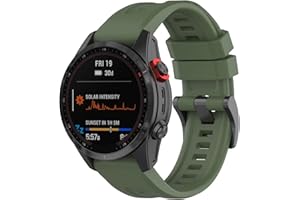 FTRONGRT 22 mm Garmin Epix Gen 2 pasek silikonowy, zamiennik paska do zegarka Garmin Epix Gen 2.