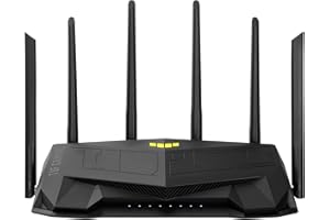ASUS TUF-AX6000 dwuzakresowy router WiFi 6 (802.11ax) AX4200 AiMesh (bezpieczeństwo sieci AiProtection Pro, Safe Browsing, Instant Guard i VPN, Kontrola rodzicielska, montaż ścienny)