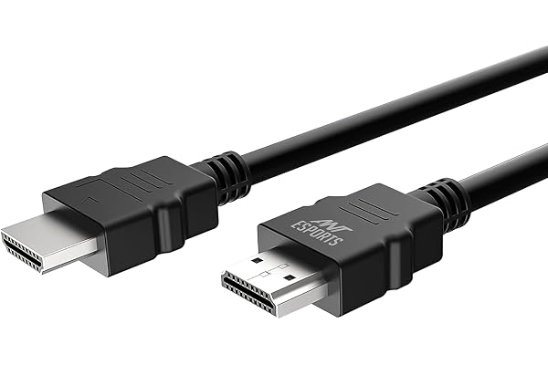 Ant Esports AEH0105 HDMI Cable 4K High-Speed HDMI Cord 18Gbps with Ethernet Support 4K 60Hz Compatible with Windows,Apple,UHD TV, Monitor, Computer,Xbox 360,PS5 PS4, Blu-ray, and More -1.5 Meter-Black