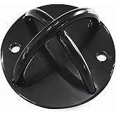 G5 HT SPORT Wall and ceiling hook/anchor ring &Oslash;12 cm for suspension trainer, yoga swing. Gymnastics rings support wall and ce