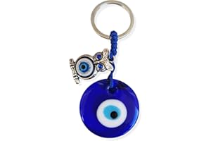 SabelAX - Llavero Ojo Turco - Amuleto Mal de Ojo - Amuletos de la Suerte y Proteccion - Llaveros Originales - Llaveros Mujer y Hombre - Llavero Coche, Casa Nueva