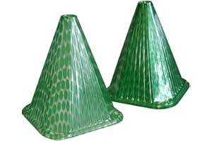 Xclou 343090 Cloches de forçage pour Jardin avec Aération, Vert, 23 x 19.5 x 19.5 cm