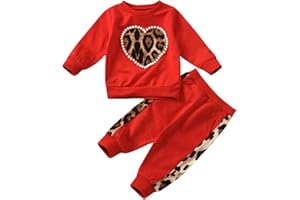 SoLu DAY8 Vetement Fille Hiver Pas Cher Mode Jogging Fille 1-6 Ans Ensemble Fille 2 Pièces Survetement Enfant Casual Tenu Habit Fille Sport Pull Enfant Fille Manche Longue Sweat + Pantalon